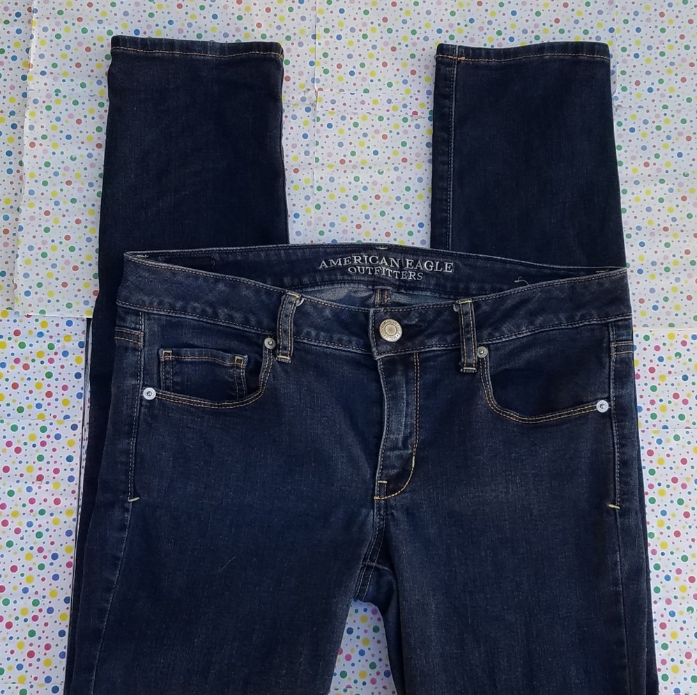 American Eagle Skinny Jeans Stretch 8 Long